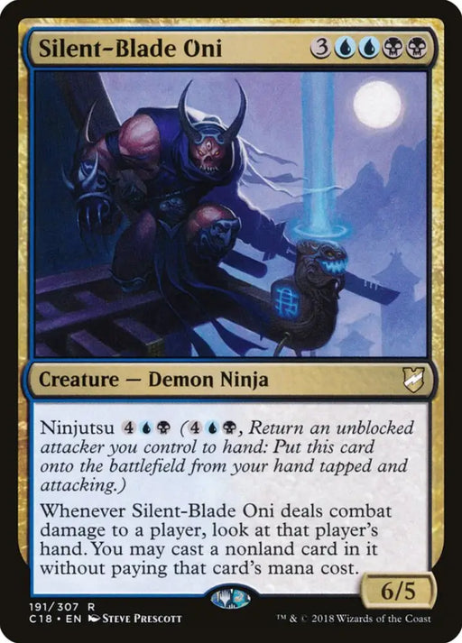 Silent-Blade Oni [Commander 2018] - MTG Single