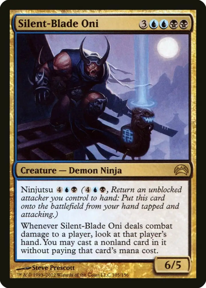 Silent-Blade Oni [Planechase 2012] - MTG Single