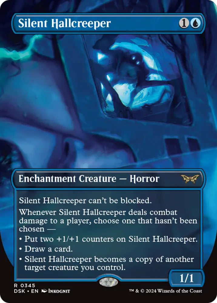 Silent Hallcreeper (Borderless) [Duskmourn: House of Horror] - MTG Single