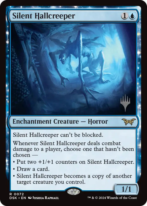 Silent Hallcreeper (Promo Pack) [Duskmourn: House of Horror Promos] - MTG Single