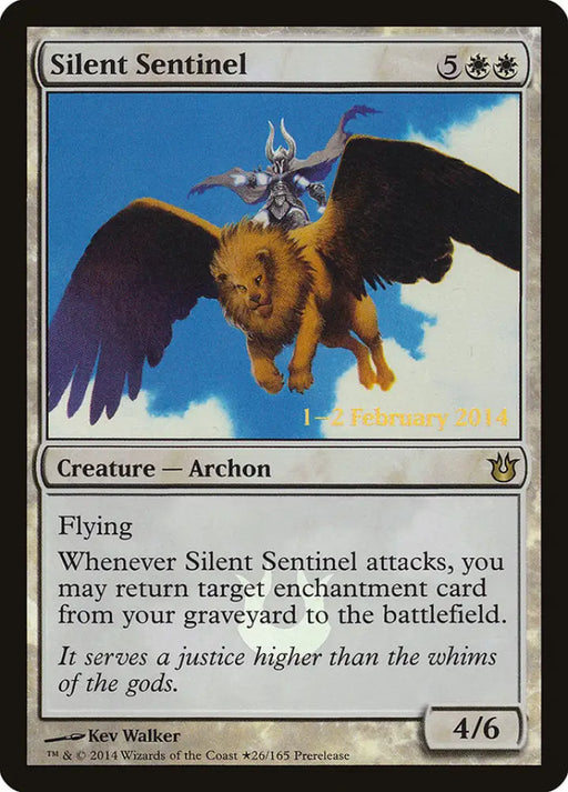Silent Sentinel [Born of the Gods Prerelease Promos] - MTG Single