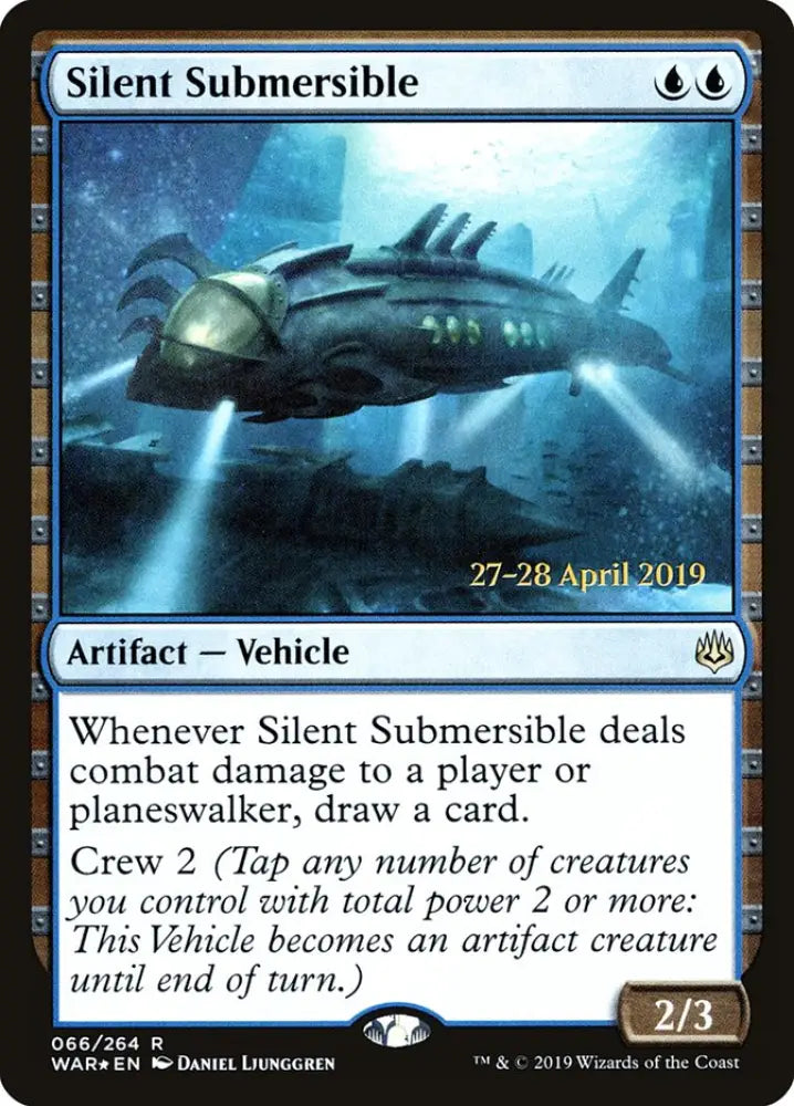 Silent Submersible [War of the Spark Prerelease Promos] - MTG Single