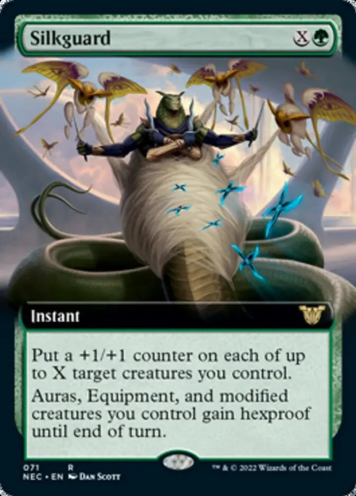 Silkguard (Extended Art) [Kamigawa: Neon Dynasty Commander] - MTG Single