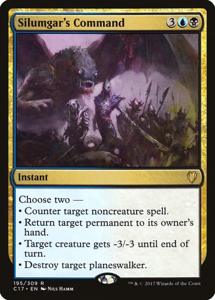 Silumgar’s Command [Commander 2017] - MTG Single