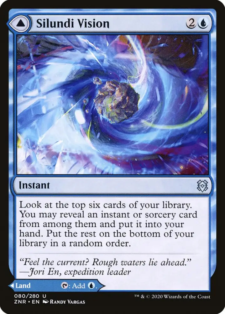 Silundi Vision // Silundi Isle [Zendikar Rising] - MTG Single
