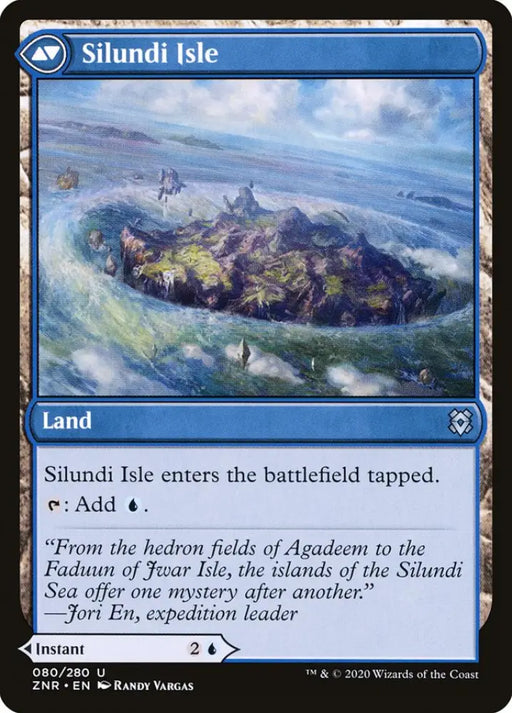 Silundi Vision // Silundi Isle [Zendikar Rising] - MTG Single