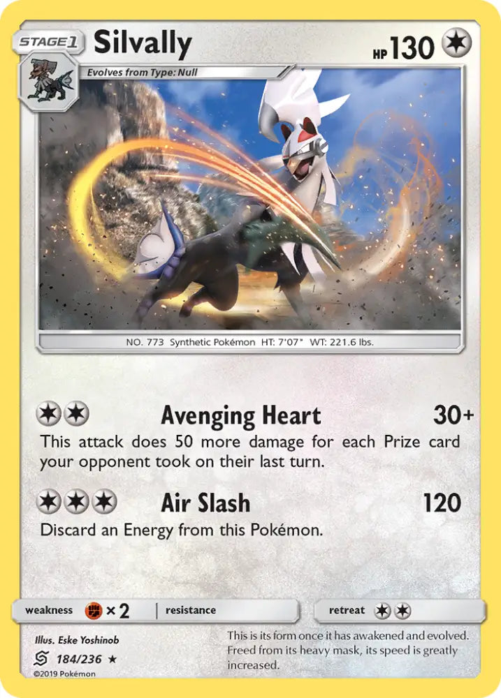 Silvally (184/236) [Sun & Moon: Unified Minds] - Pokemon Single