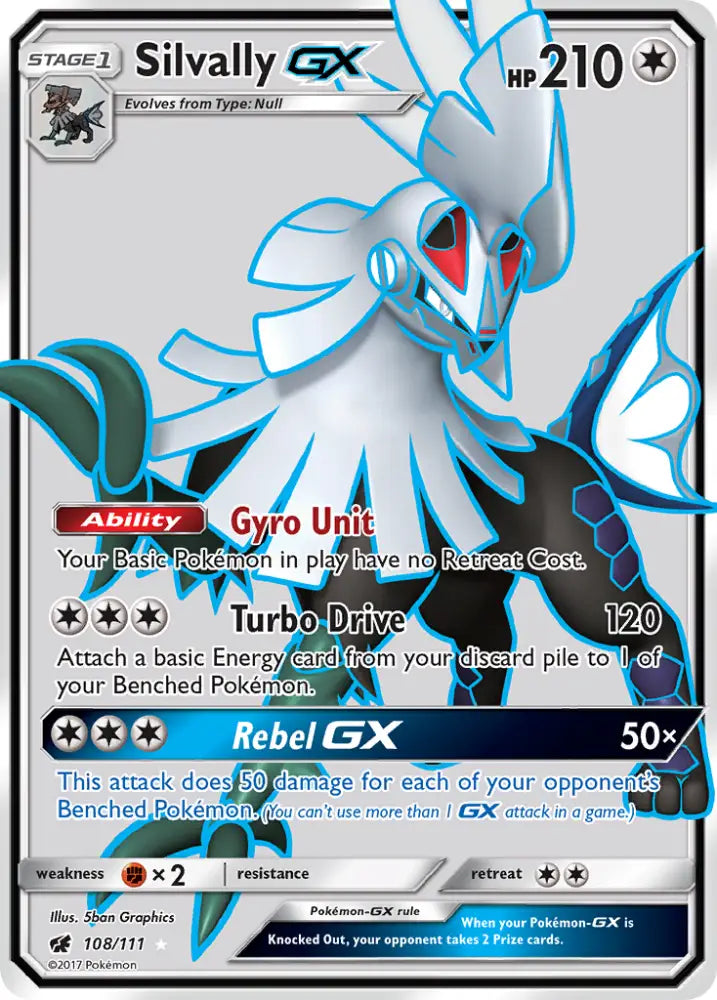 Silvally GX (108/111) [Sun & Moon: Crimson Invasion] - Pokemon Single