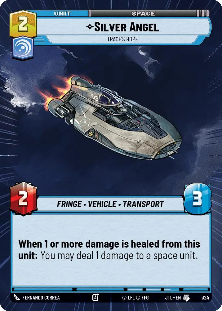 Silver Angel - Trace’s Hope (Hyperspace) (324) [Jump to Lightspeed] - Star Wars: Unlimited Single