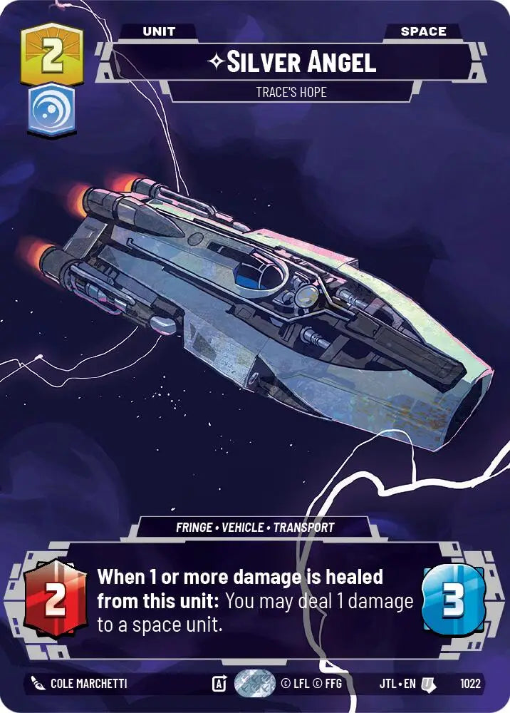 Silver Angel - Trace’s Hope (Prestige) (1022) [Jump to Lightspeed] - Star Wars: Unlimited Single