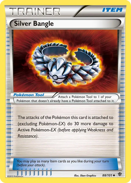 Silver Bangle (88/101) [Black & White: Plasma Blast] - Pokemon Single