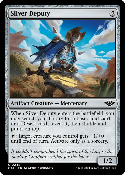 Silver Deputy [Outlaws of Thunder Junction] - MTG Single