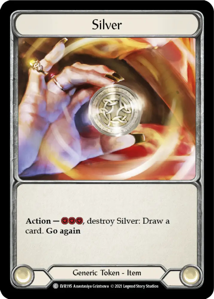 Silver [Everfest] 1st Edition Rainbow Foil - Flesh And Blood Single