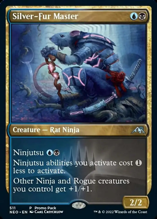 Silver-Fur Master (Promo Pack) [Kamigawa: Neon Dynasty Promos] - MTG Single