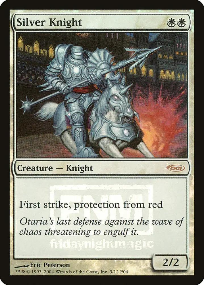 Silver Knight [Friday Night Magic 2004] - MTG Single