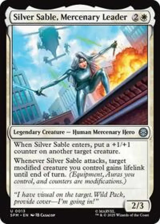 Silver Sable, Mercenary Leader (13) [Marvel's Spider-Man]