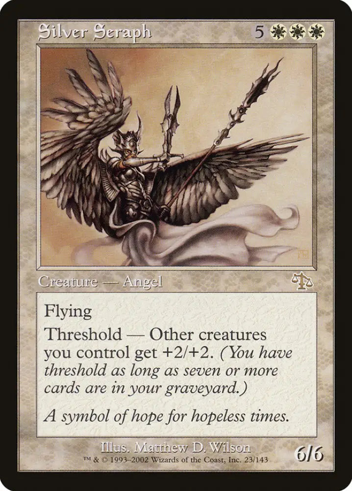 Silver Seraph [Judgment] - MTG Single