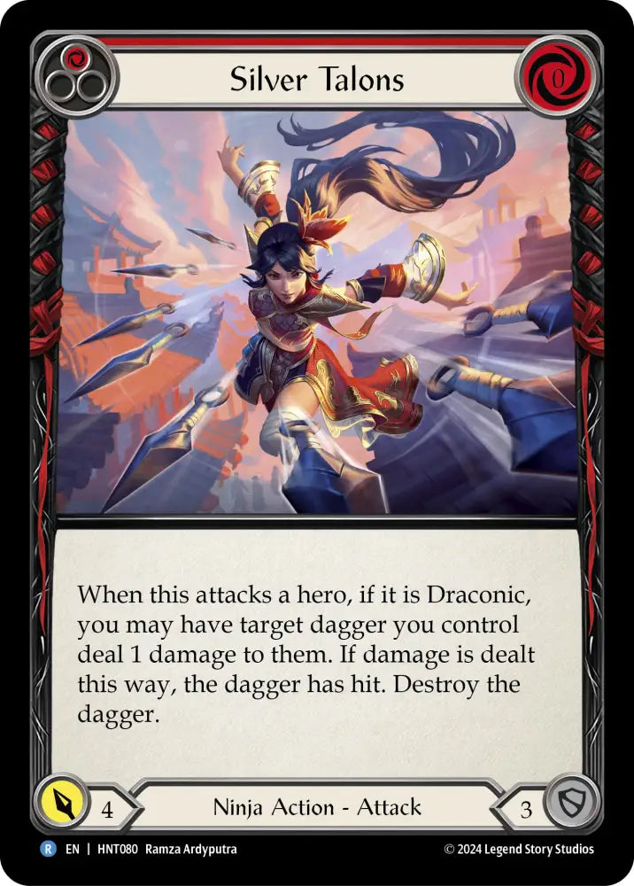 Silver Talons (Red) [The Hunted] - Flesh And Blood Single