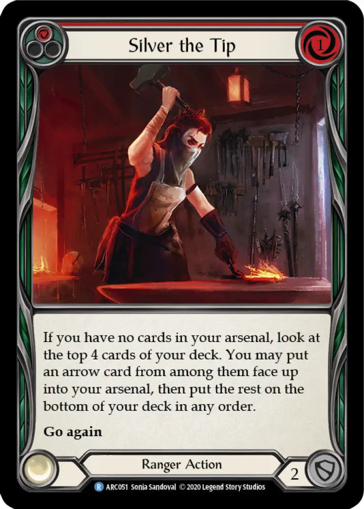 Silver the Tip (Red) [Arcane Rising Unlimited] Unlimited Normal - Flesh And Blood Single