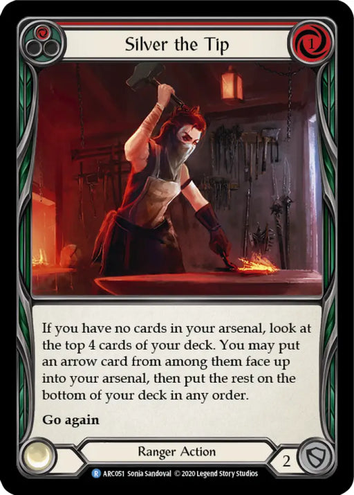 Silver the Tip (Red) [Arcane Rising Unlimited] Unlimited Normal - Flesh And Blood Single