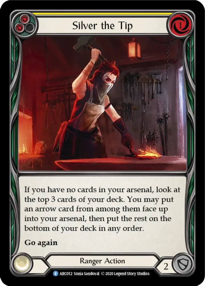 Silver the Tip (Yellow) [Arcane Rising Unlimited] Unlimited Normal - Flesh And Blood Single