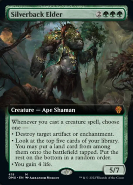 Silverback Elder (Extended Art) [Dominaria United] - MTG Single
