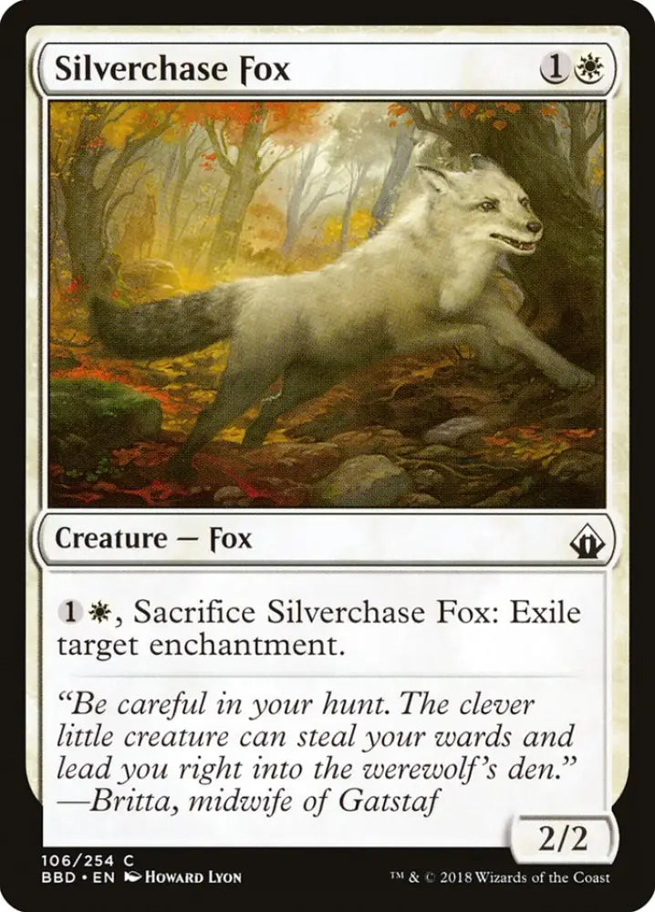 Silverchase Fox [Battlebond] - MTG Single