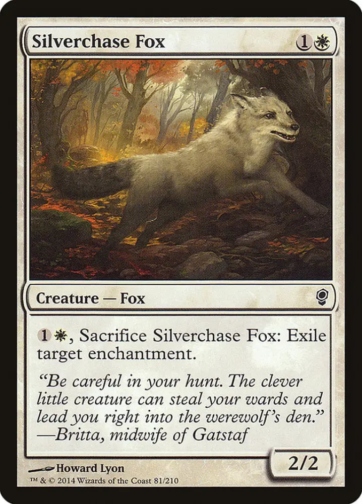 Silverchase Fox [Conspiracy] - MTG Single