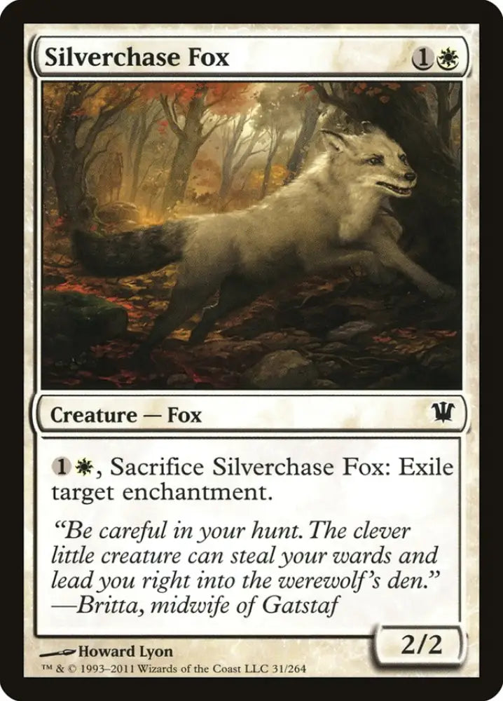 Silverchase Fox [Innistrad] - MTG Single