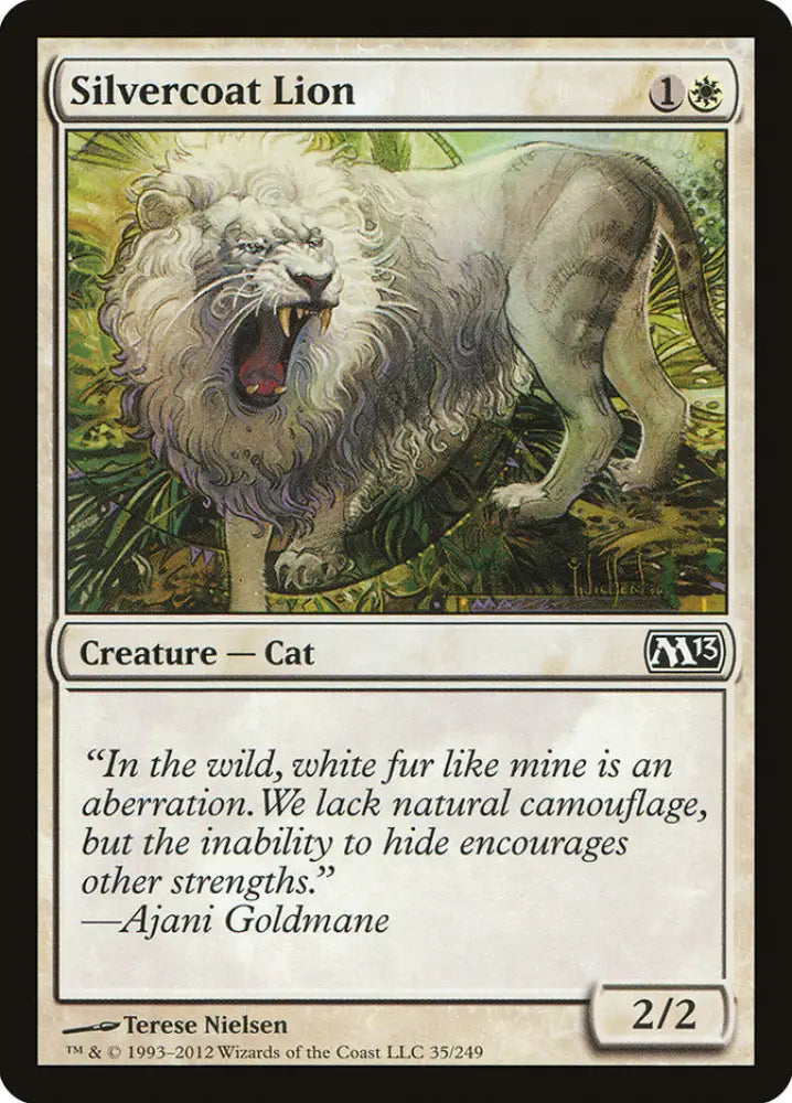 Silvercoat Lion [Magic 2013] - MTG Single