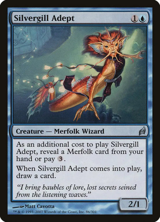 Silvergill Adept [Lorwyn] - MTG Single