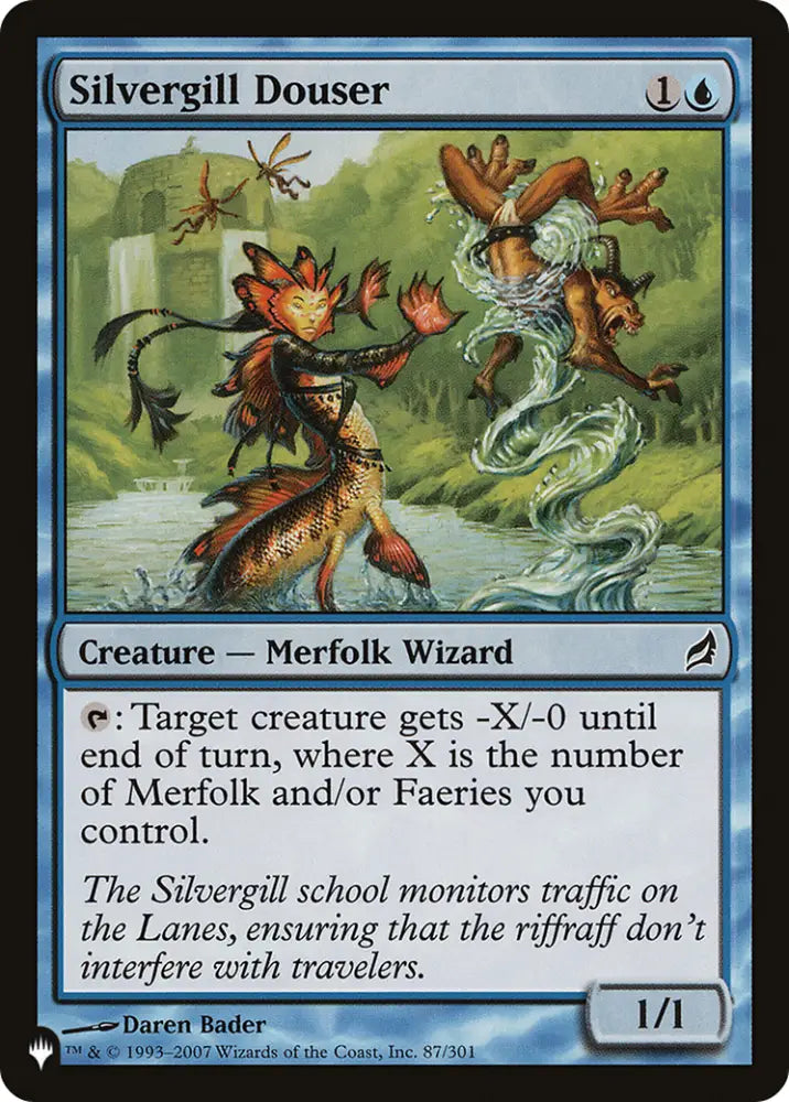 Silvergill Douser [The List] - MTG Single