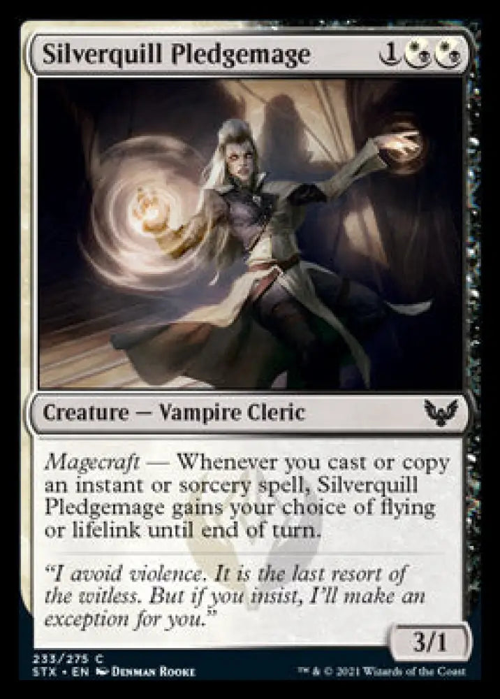 Silverquill Pledgemage [Strixhaven: School of Mages] - MTG Single