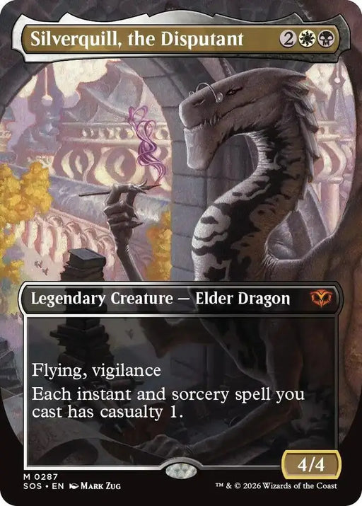 Silverquill, the Disputant (Borderless) (287) [Secrets of Strixhaven]