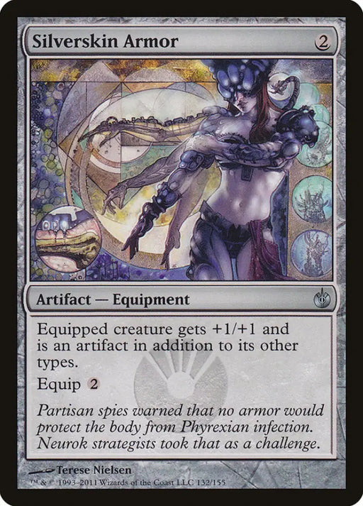 Silverskin Armor [Mirrodin Besieged] - MTG Single