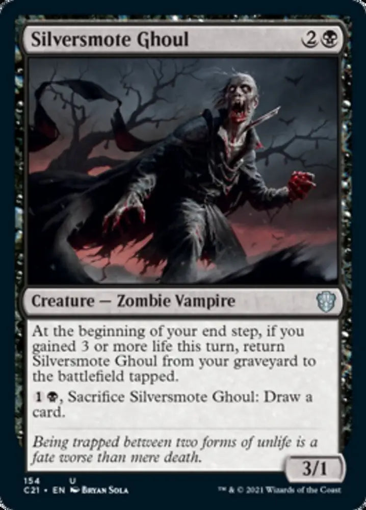 Silversmote Ghoul [Commander 2021] - MTG Single
