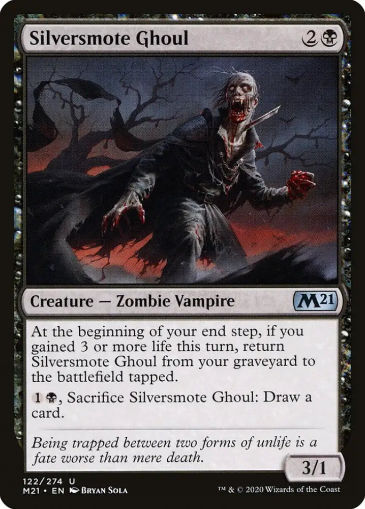 Silversmote Ghoul [Core Set 2021] - MTG Single