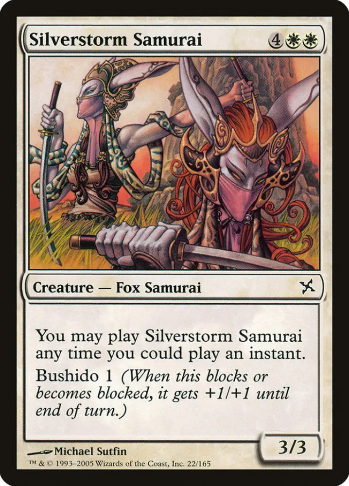 Silverstorm Samurai [Betrayers of Kamigawa] - MTG Single
