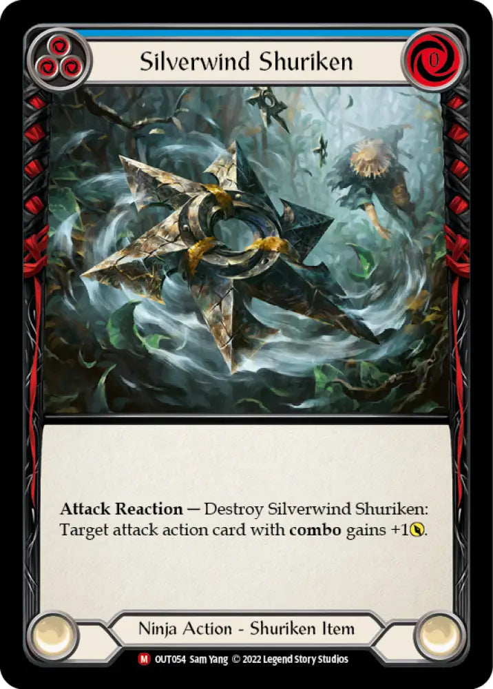 Silverwind Shuriken [Outsiders] Rainbow Foil - Flesh And Blood Single