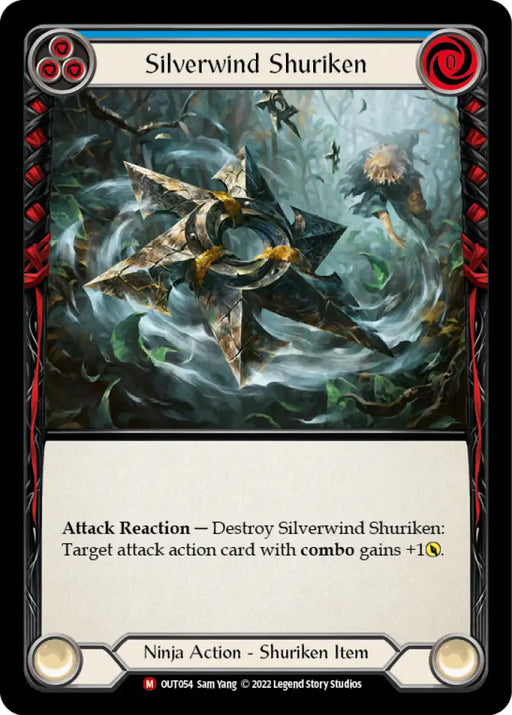 Silverwind Shuriken [Outsiders] Rainbow Foil - Flesh And Blood Single