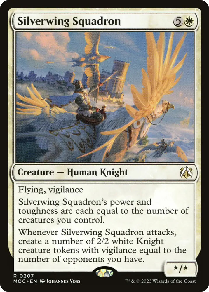 Silverwing Squadron [March of the Machine Commander] - MTG Single