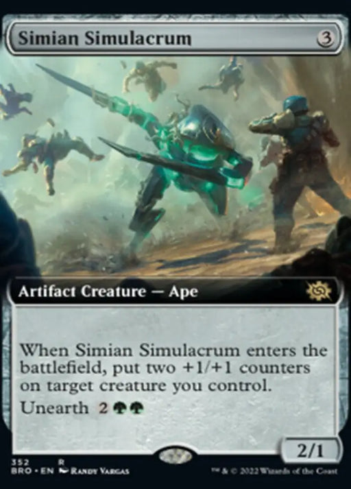 Simian Simulacrum (Extended Art) [The Brothers’ War] - MTG Single