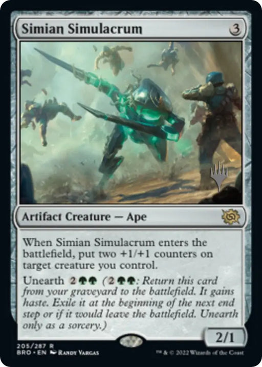 Simian Simulacrum (Promo Pack) [The Brothers’ War Promos] - MTG Single