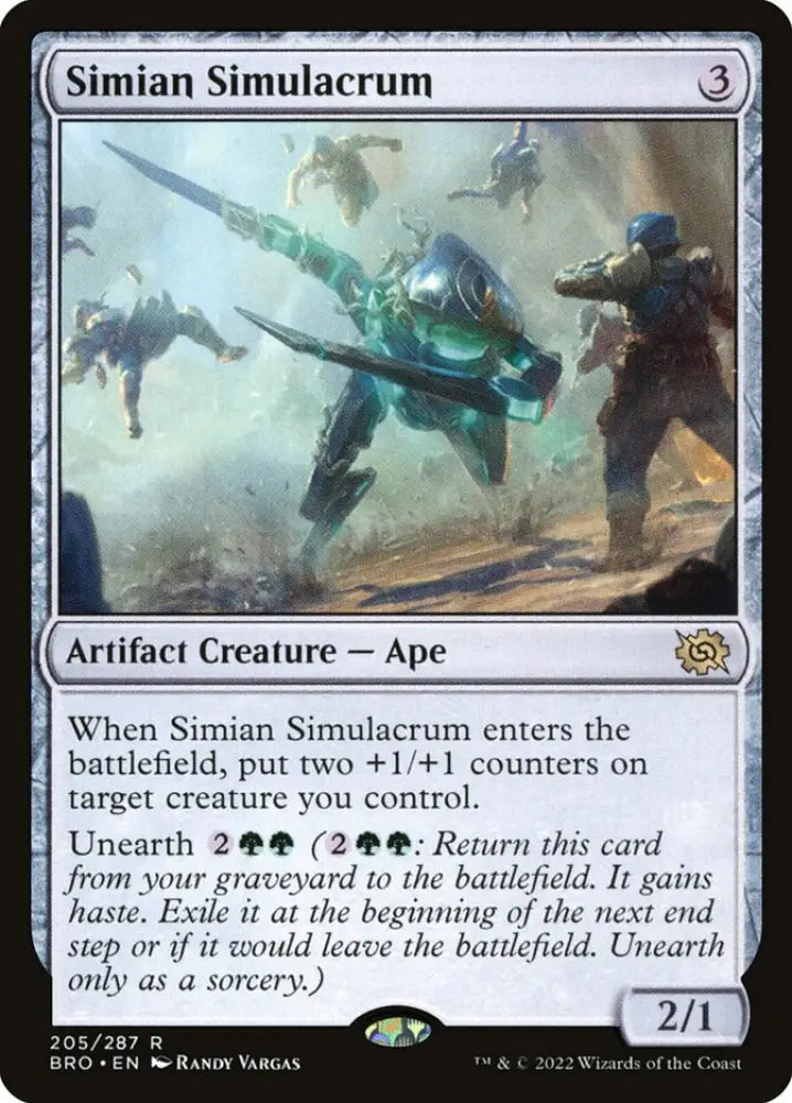Simian Simulacrum [The Brothers’ War] - MTG Single
