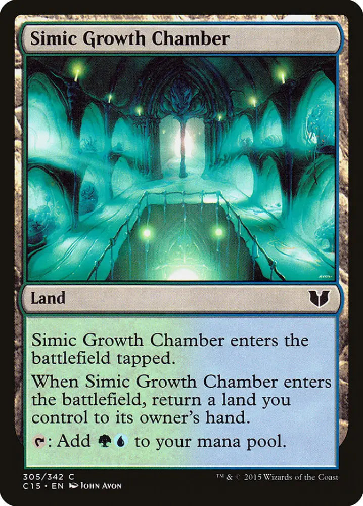 Simic Growth Chamber [Commander 2015] - MTG Single