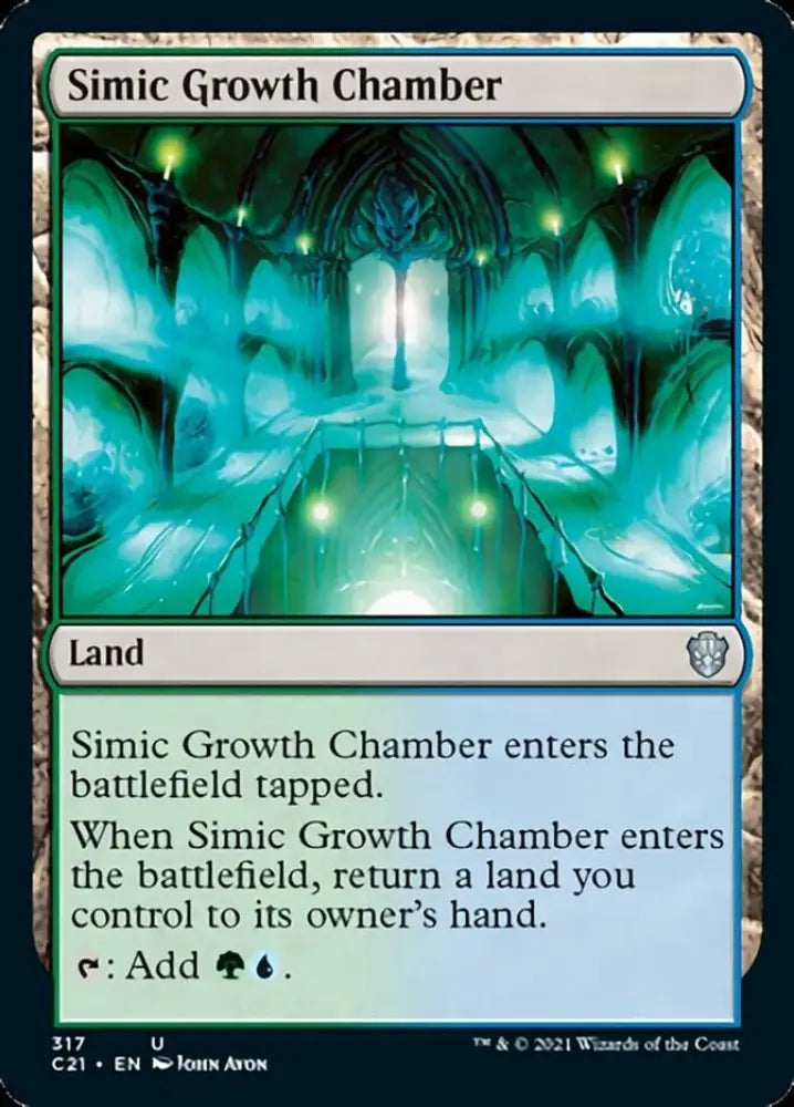 Simic Growth Chamber [Commander 2021] - MTG Single