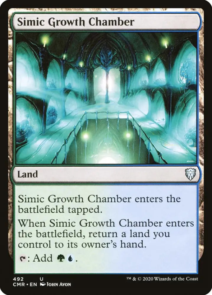 Simic Growth Chamber [Commander Legends] - MTG Single