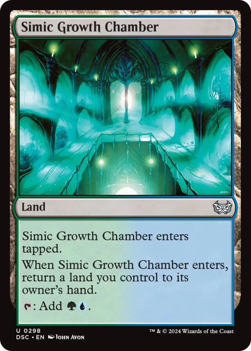 Simic Growth Chamber [Duskmourn: House of Horror Commander] - MTG Single