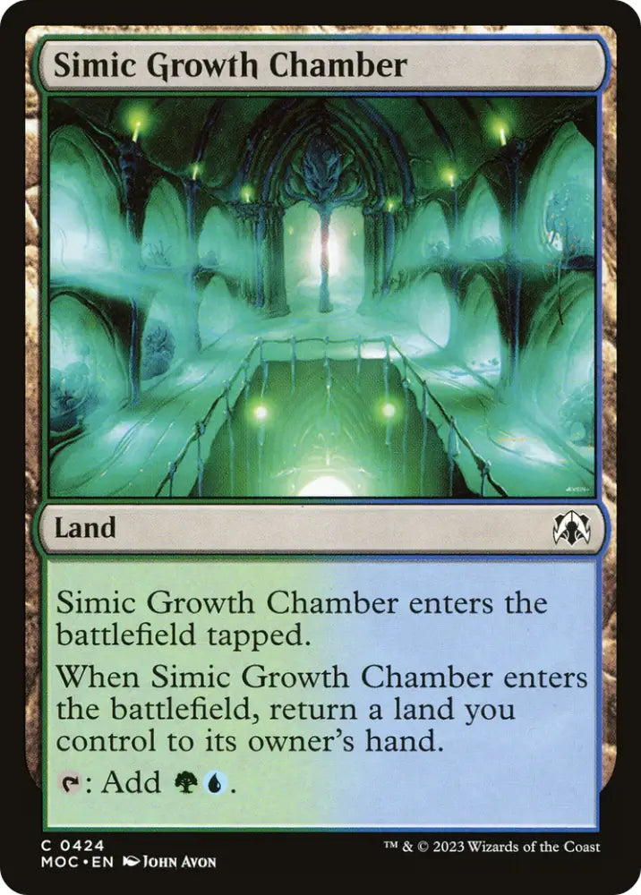 Simic Growth Chamber [March of the Machine Commander] - MTG Single