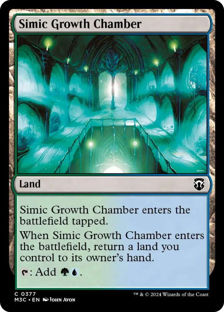 Simic Growth Chamber [Modern Horizons 3 Commander] - MTG Single